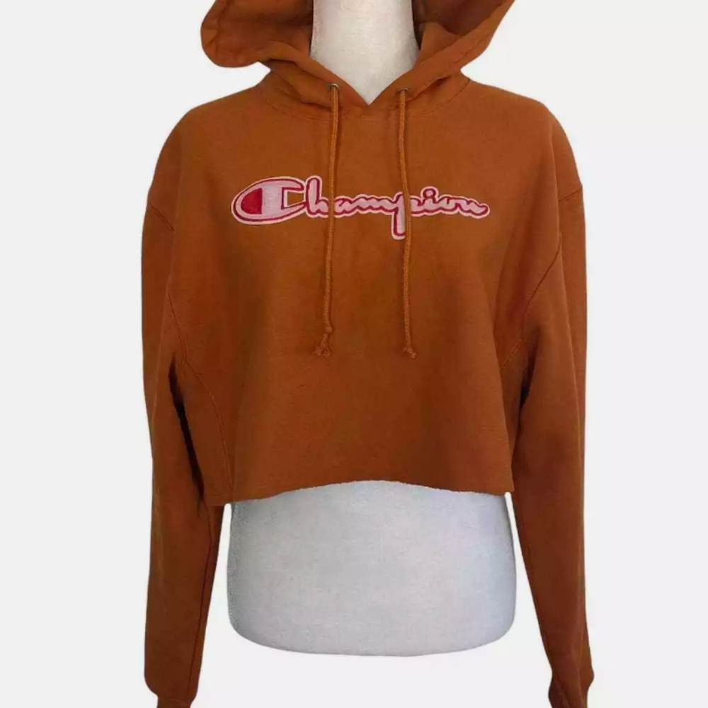 Women's Champion cropped hoodie Size S